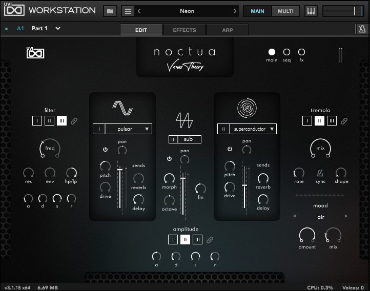 Noctua by Venus Theory x UVI Workstation